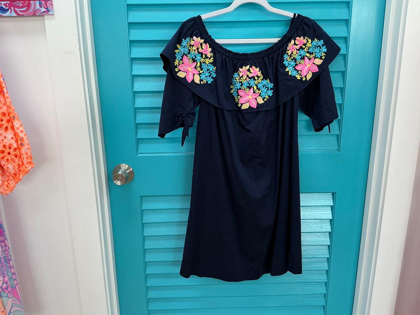Lilly Pulitzer Vanesa Dress - True Navy - Size M
