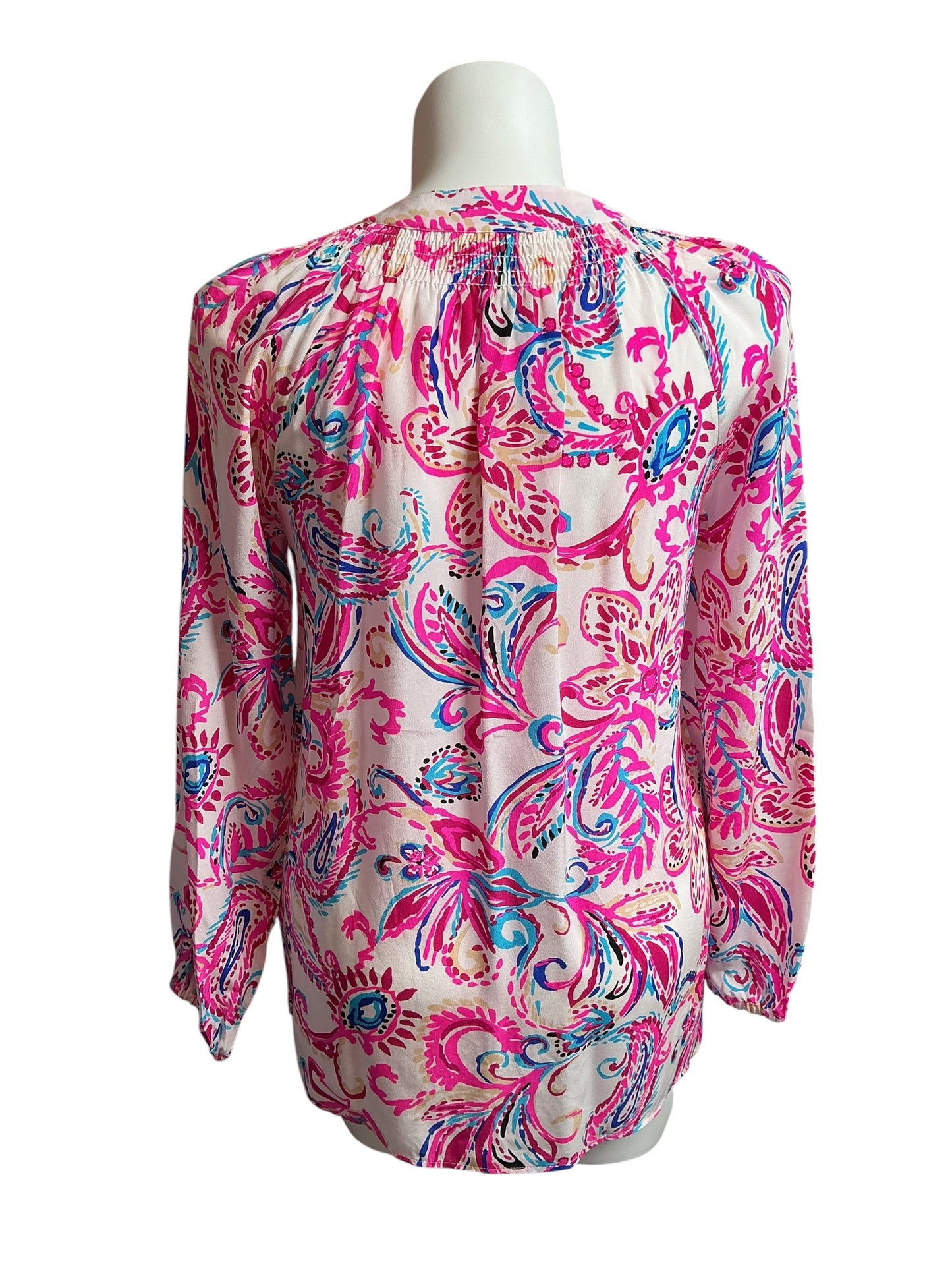 Lilly Pulitzer NWT Elsa Top - Coconut Flitting About - Size L