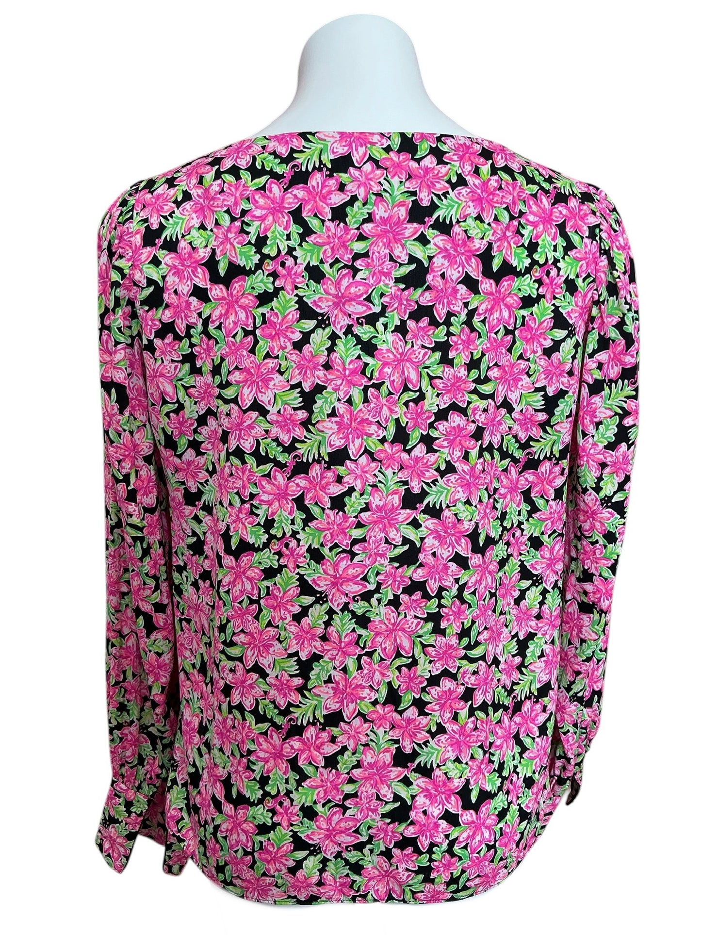 Lilly Pulitzer Lambert Top Onyx Lil Lilly - Size M