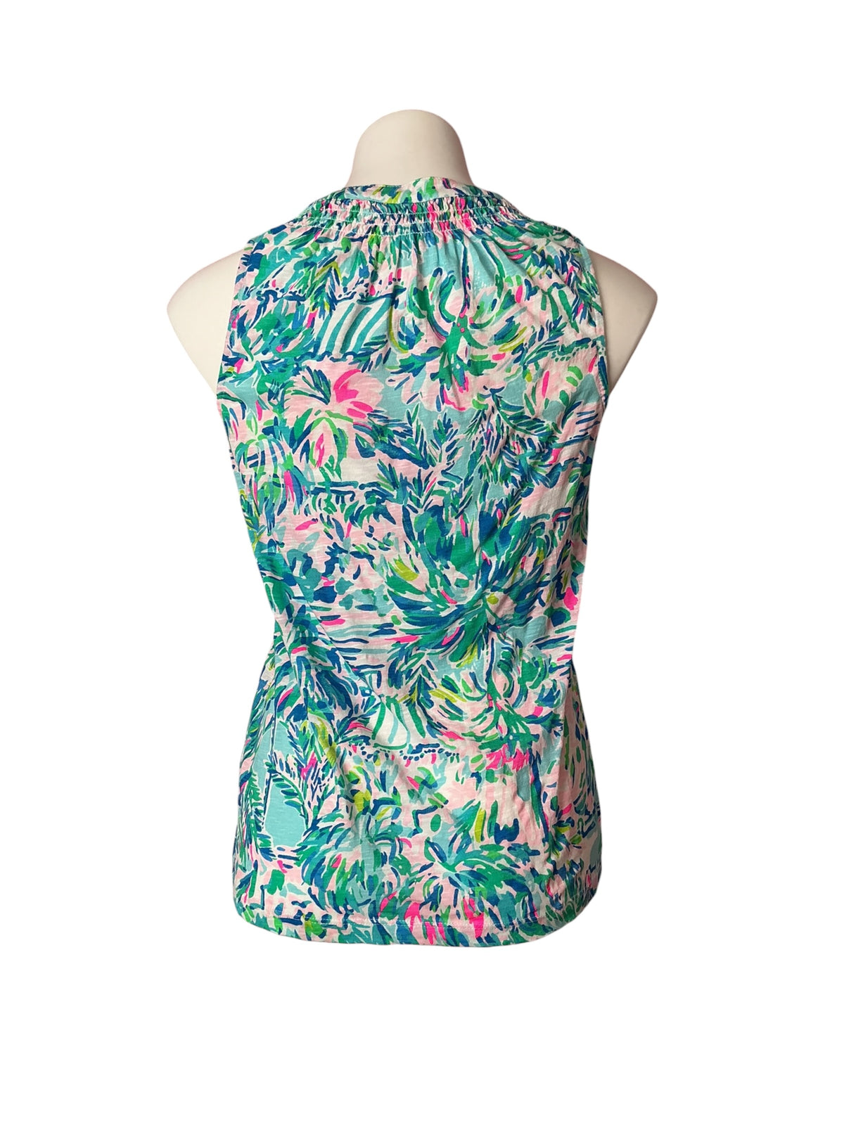 Lilly Pulitzer Essie Tank Top Cabana Cocktail - Size S