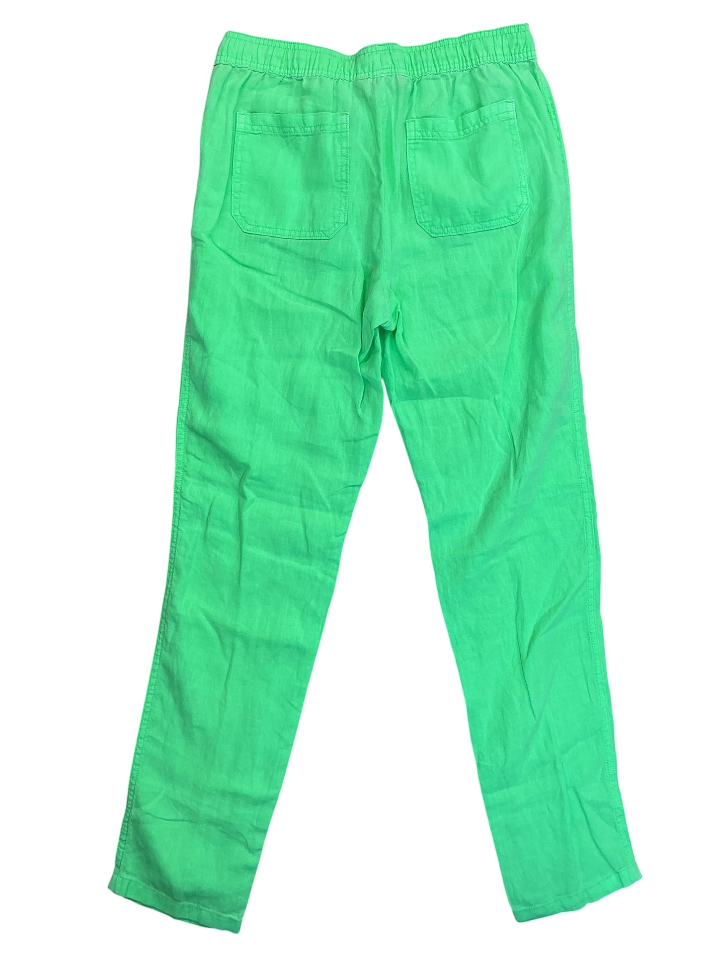 Lilly Pulitzer Taron Linen Pants Lime Zest - Size S