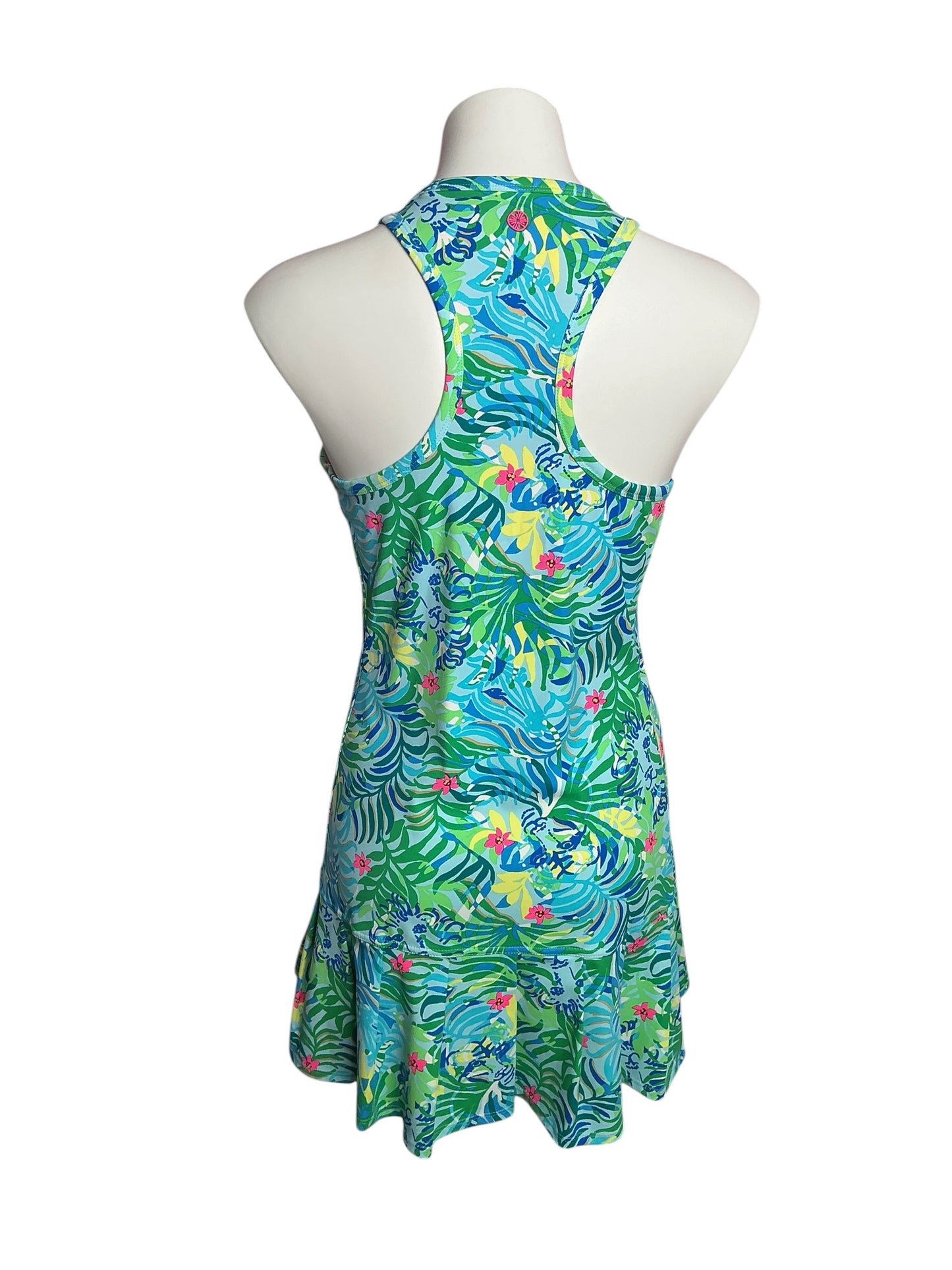 Lilly Pulitzer NWT 2 pc Ace Active Dress UPF 50+ Multi Via Parigi - Size L