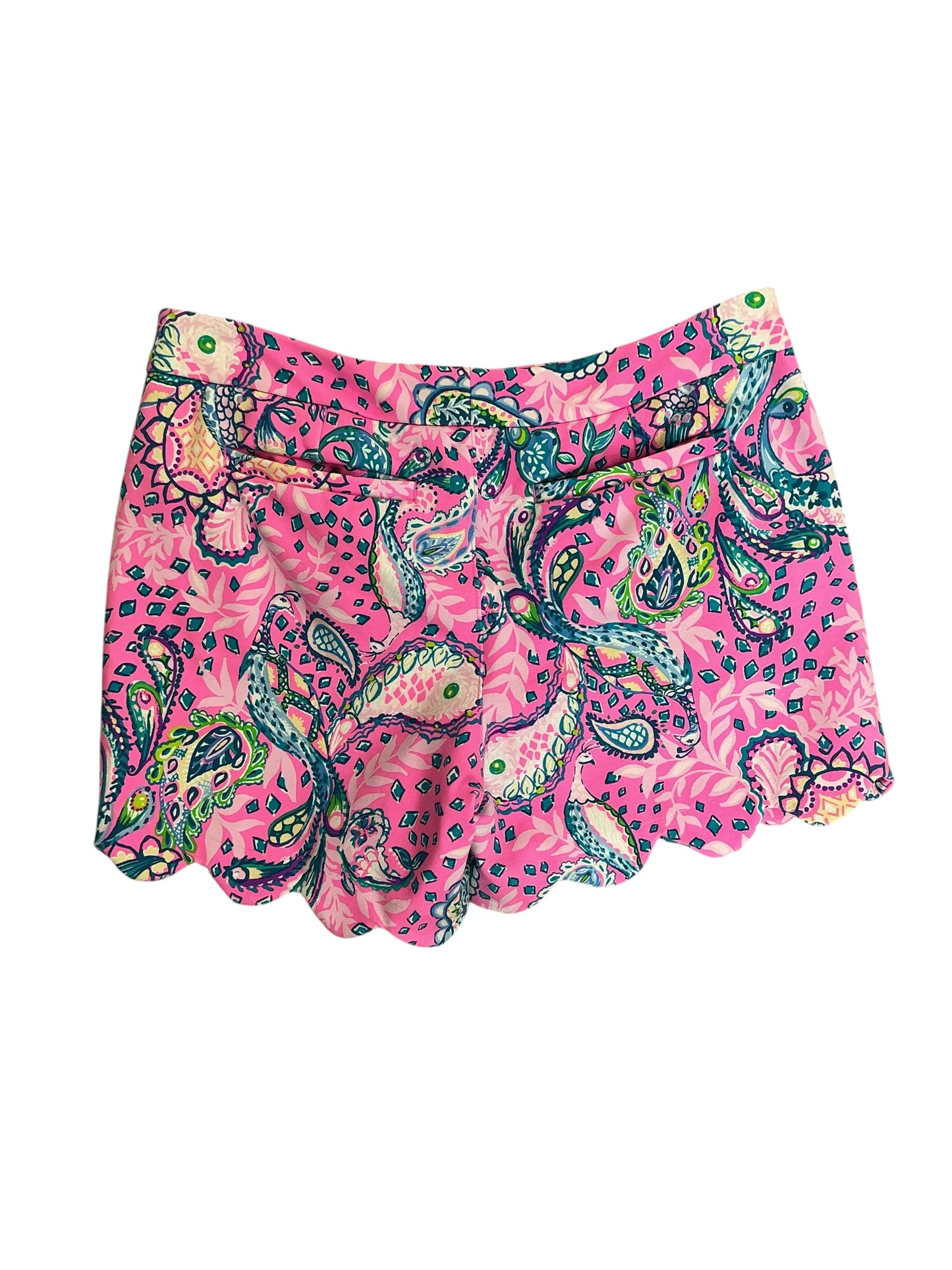 Lilly Pulitzer Buttercup Knit Shorts Flock Full Of Fun - Size 0