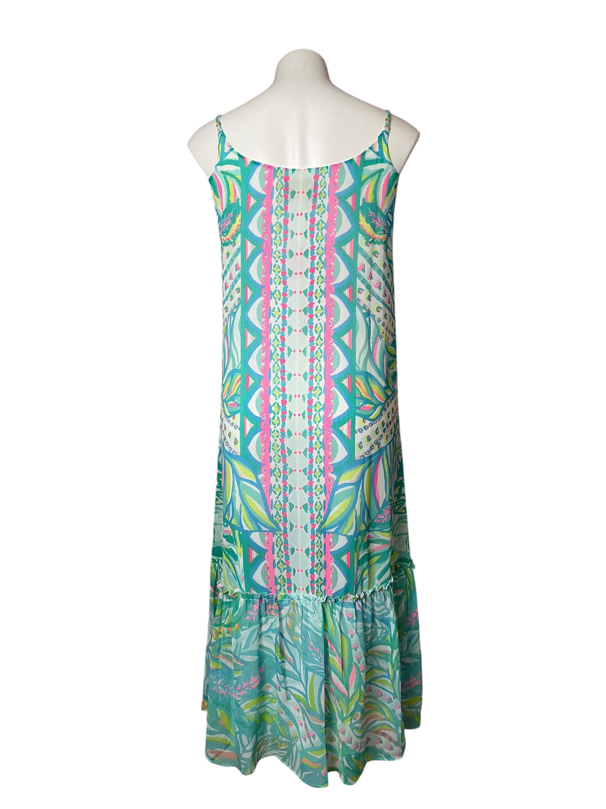 Lilly Pulitzer NWT Winni Maxi Dress Multi Maracara My World Engineered - Size XS