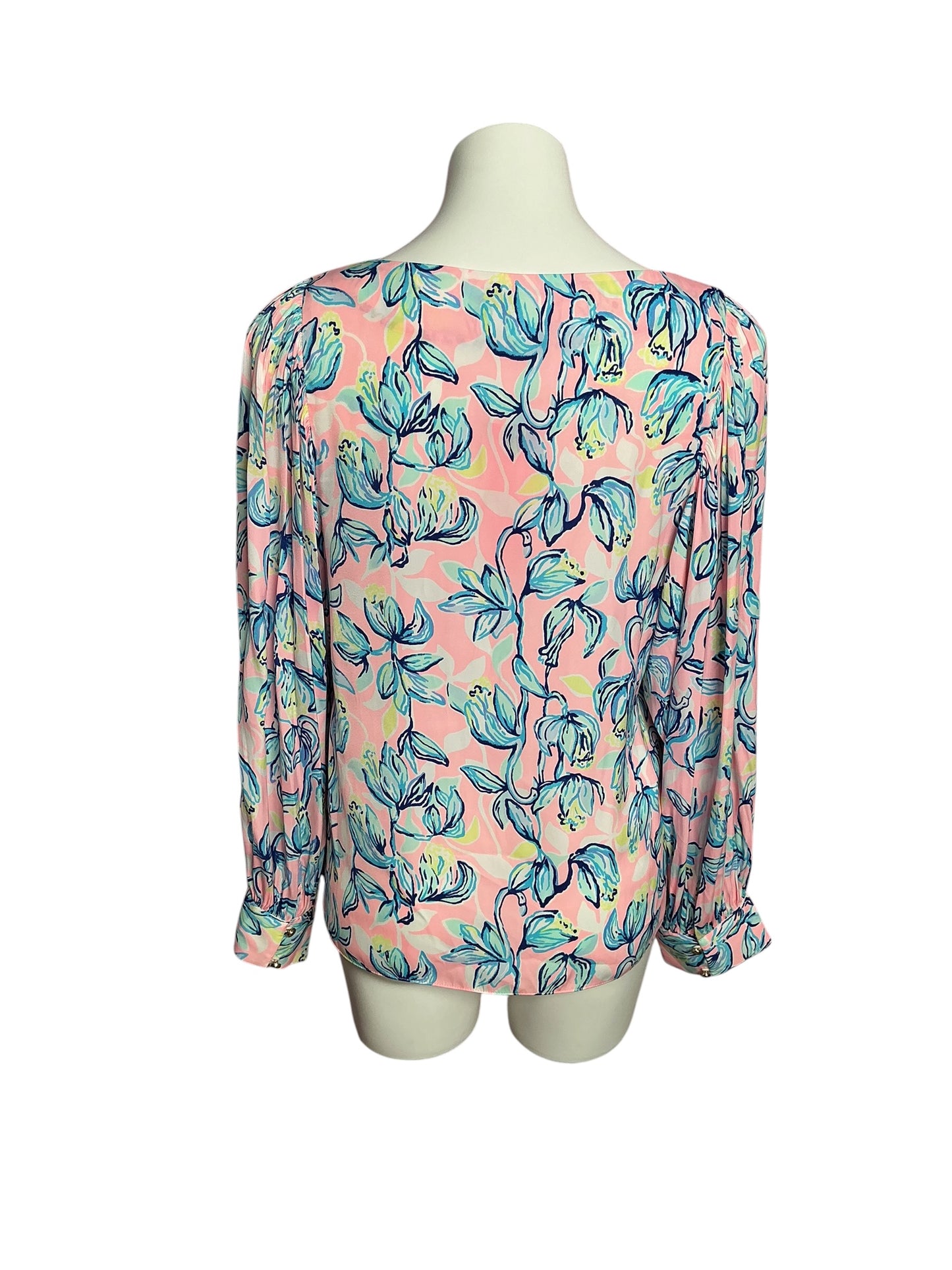 Lilly Pulitzer NWT Maisel Top Sweet Pea Pink Chasing The Sun Small - Size M