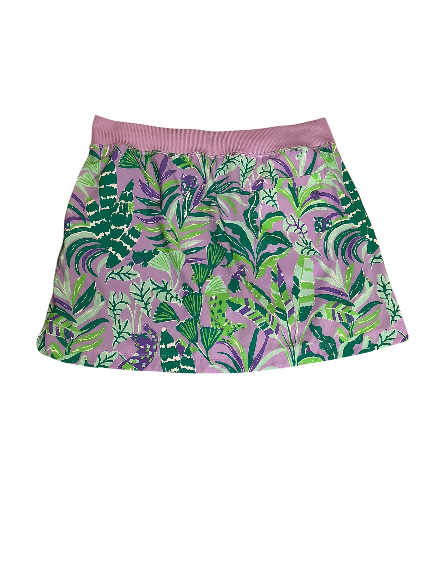 Lilly Pulitzer UPF 50+ Luxletic Run Around Skort Purple Iris On The Chase - Size M