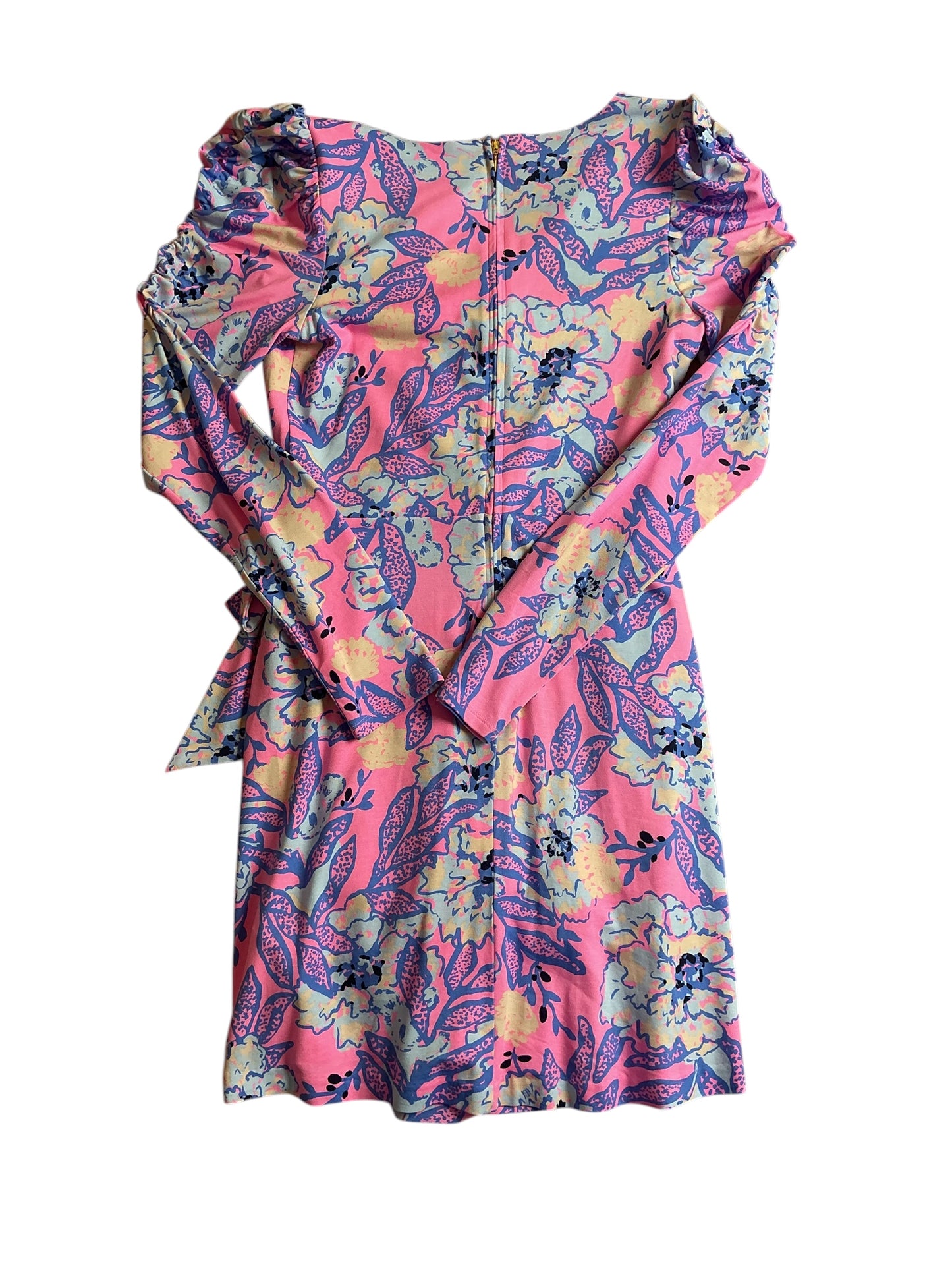 Lilly Pulitzer Karlie Wrap Romper - Pink Tropics Sun Drenched - Size 2