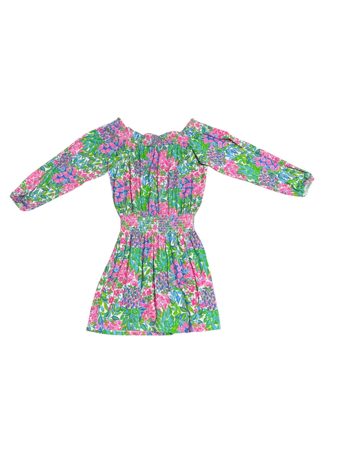 Lilly Pulitzer Skyla Off The Shoulder Romper, Multi- A Cherry On Top Size S