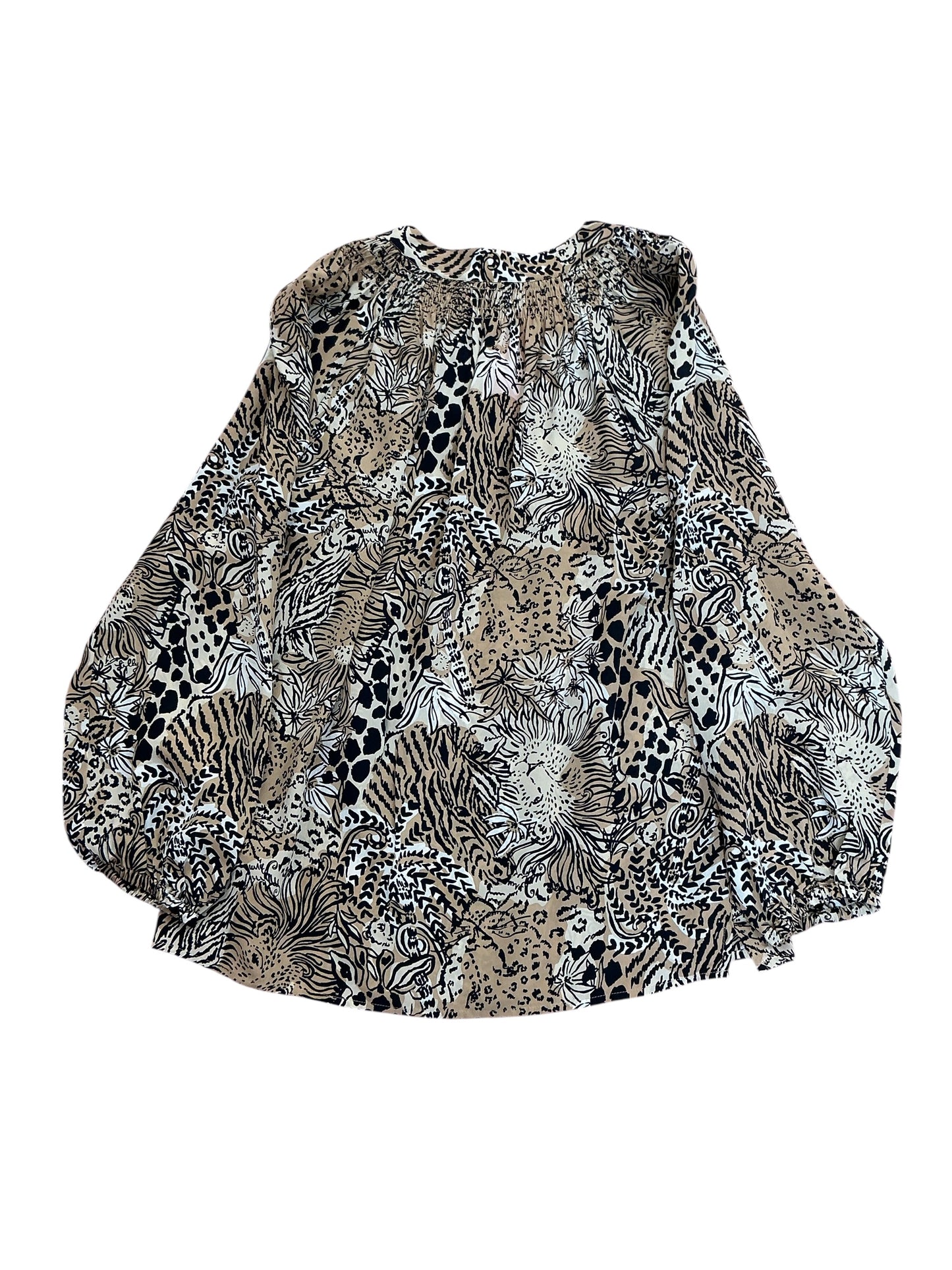 Lilly Pulitzer NWT Elsa Top Rattan Walk On The Wild Side - Size M