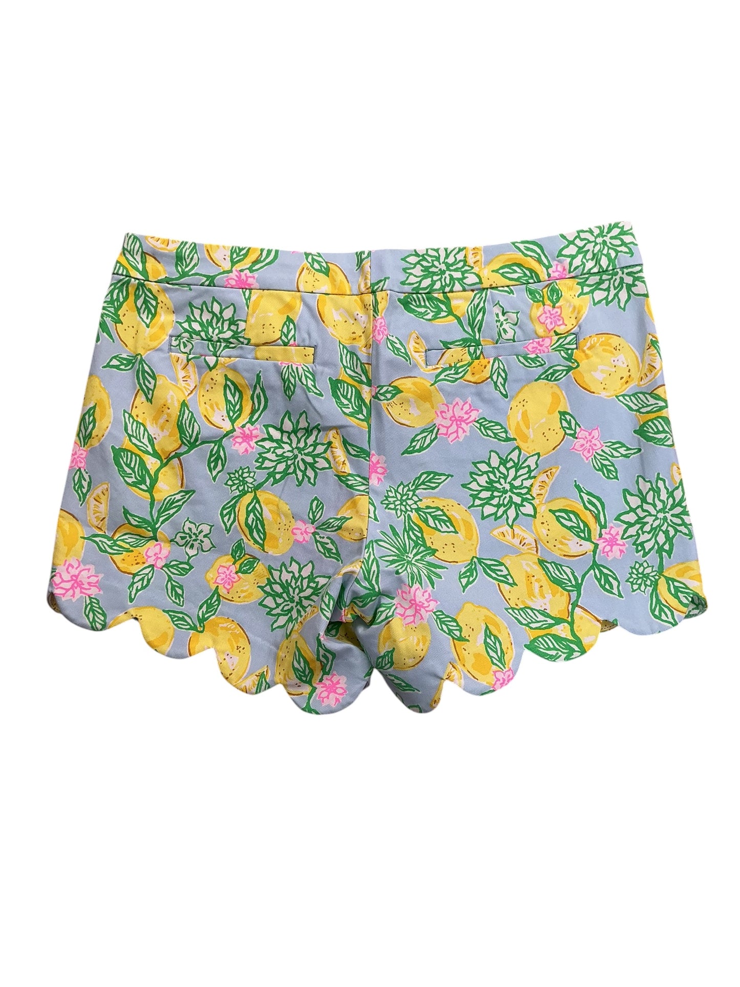 Lilly Pulitzer NWT Buttercup Stretch Shorts Bluette Make Lemonade - Size 6