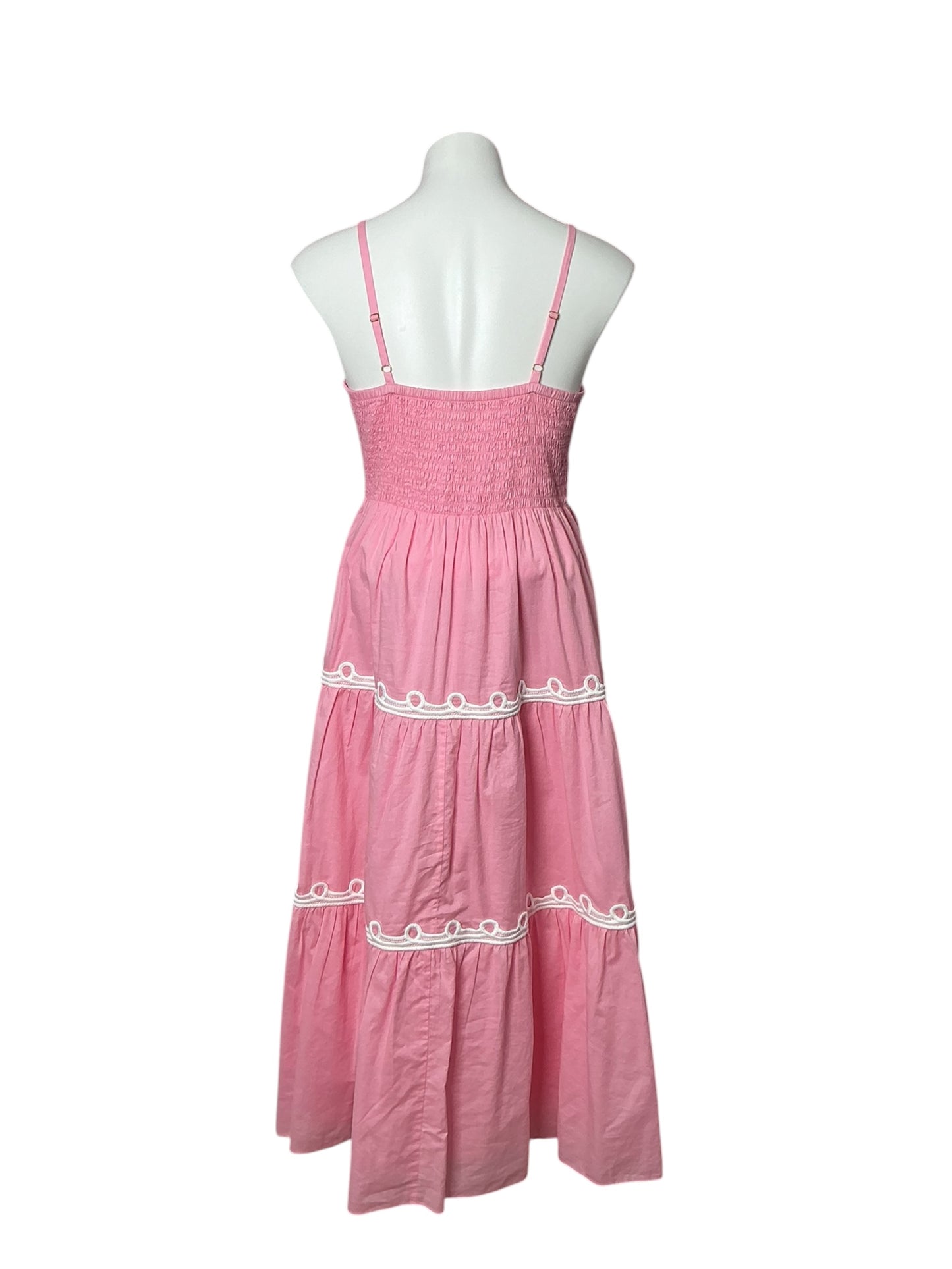 Lilly Pulitzer Zanna Cotton Midi Dress Conch Shell Pink - Size 4