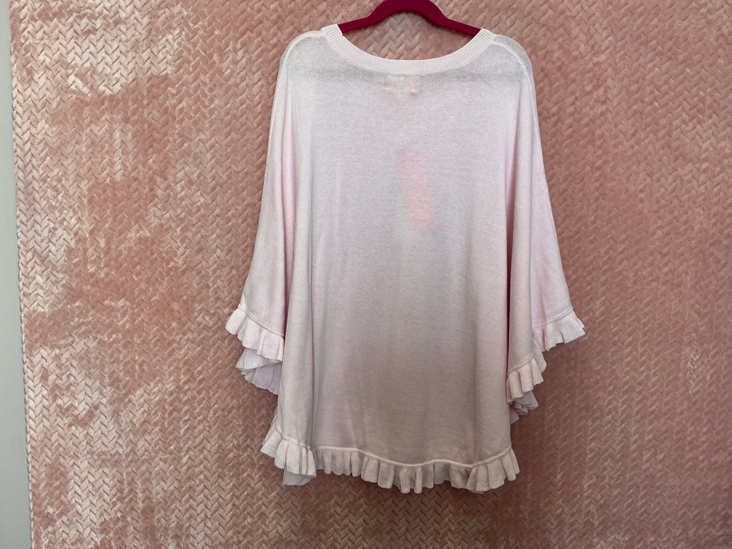 Lilly Pulitzer Poncho NWT - Hani Poncho Jacket - Frosted Pink - Size XL