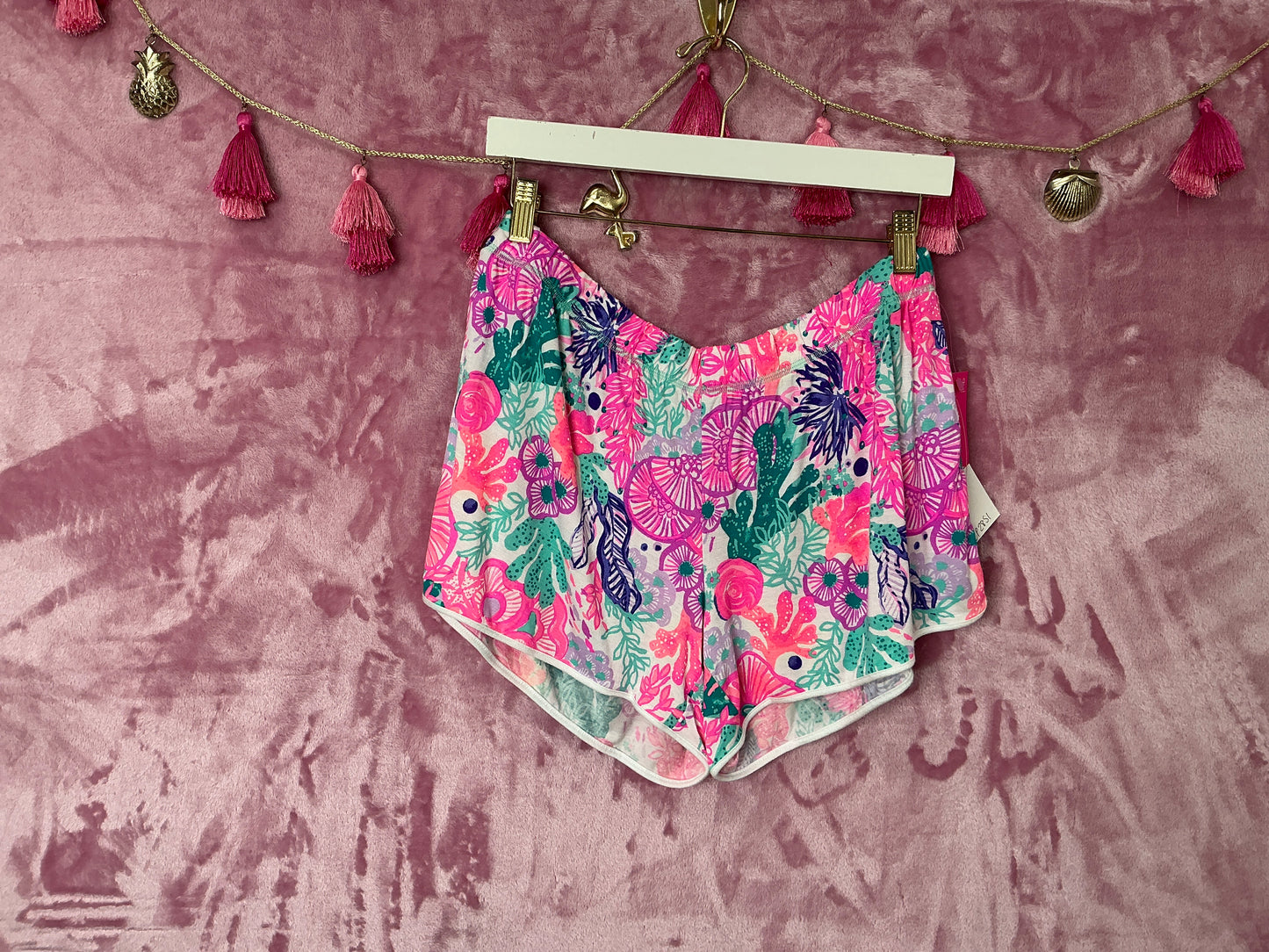 Lilly Pulitzer Short NWT - PJ Knit Short - Multi - Seaside Carnivale Knit - Size L