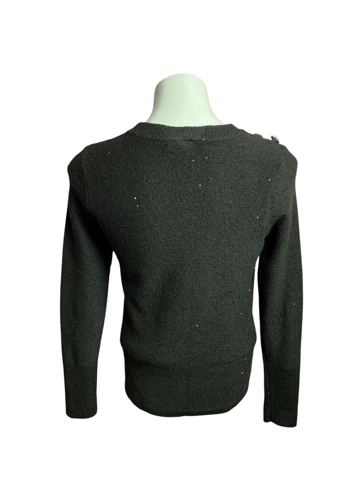 Lilly Pulitzer- Morgan Sequin Sweater Onyx Size S