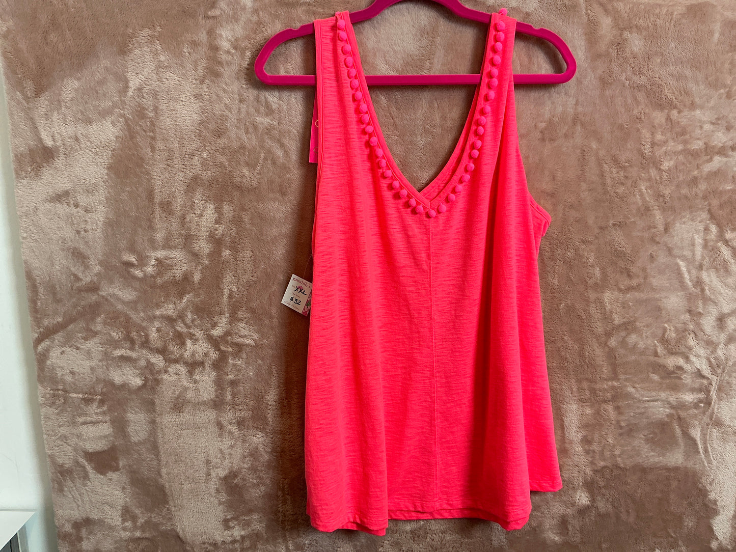 Lilly Pulitzer Top NWT - Gigi Top - Love Potion Pink - Size XXL