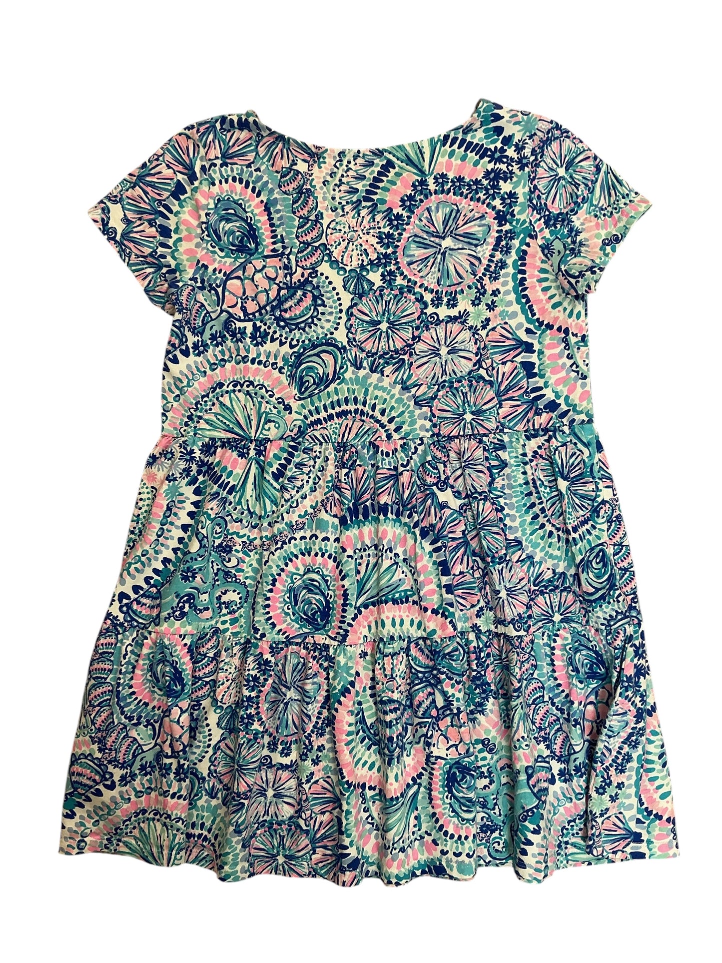 Lilly Pulitzer Girls Kids Mini Geanna Dress Lookin Sharp - Size L 8-10