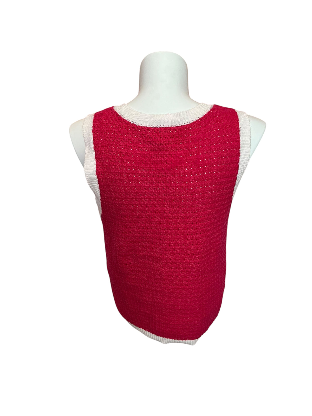 Lilly Pulitzer Valoria Sweater Raspberry Rouge - Size XL