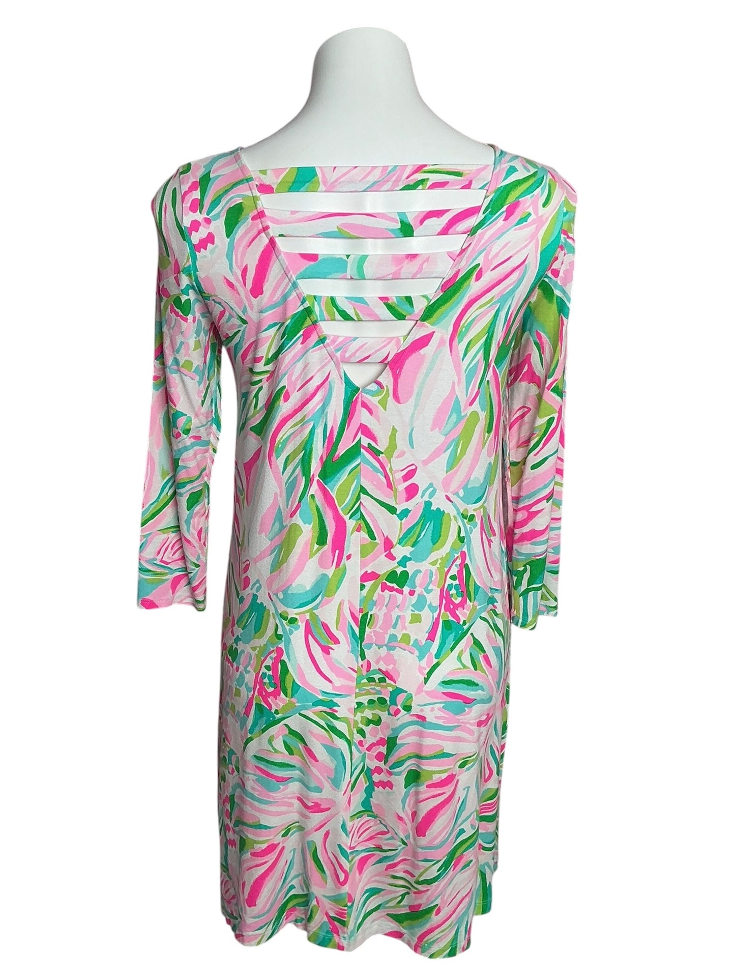 Lilly Pulitzer Ophelia Swing Dress Multi Croc My World - Size S