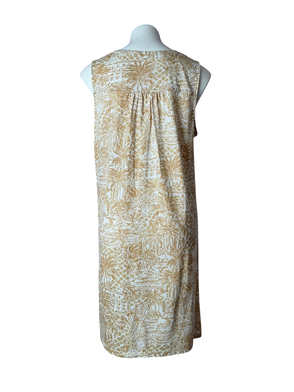 Lilly Pulitzer Dev Dress Sandbar Palm Beach Paradise - Size S