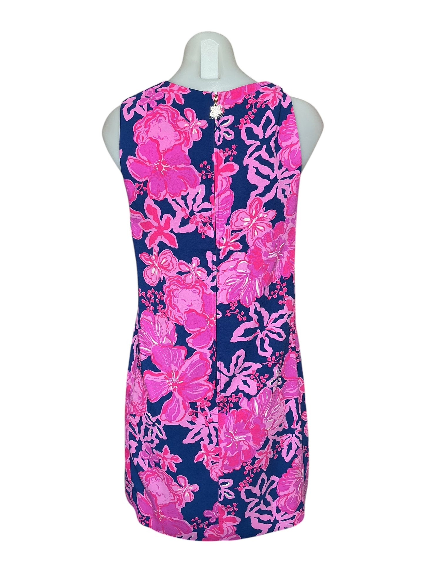 Lilly Pulitzer NWT Edita Shift - Starlight Navy Once And Floral Engineered - Size 00