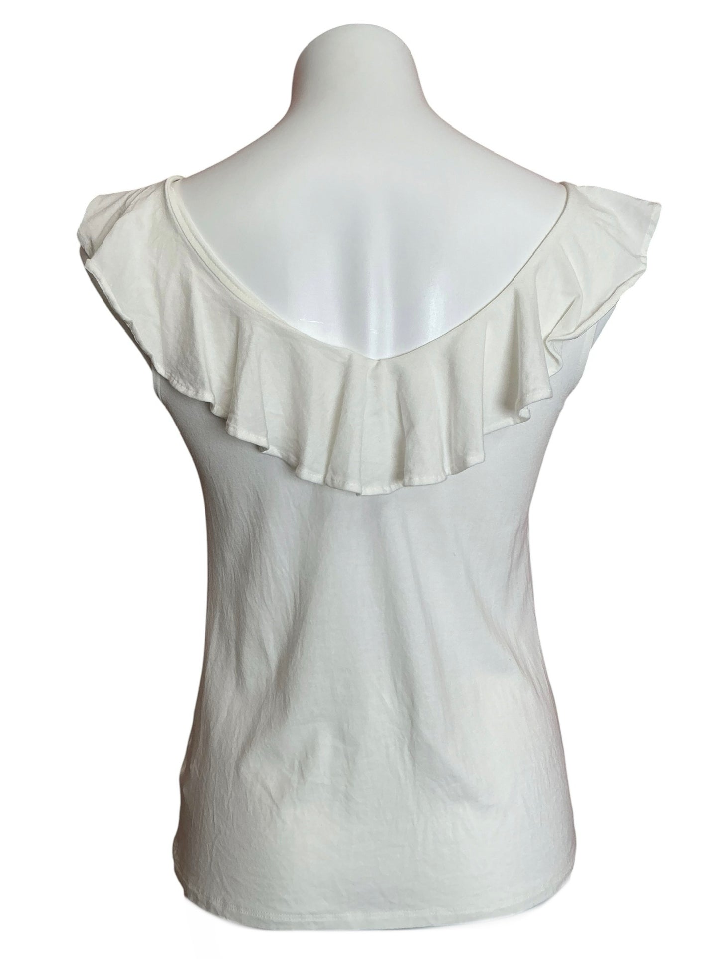 Lilly Pulitzer Alessa Ruffle Tank Top Resort White - Size XS