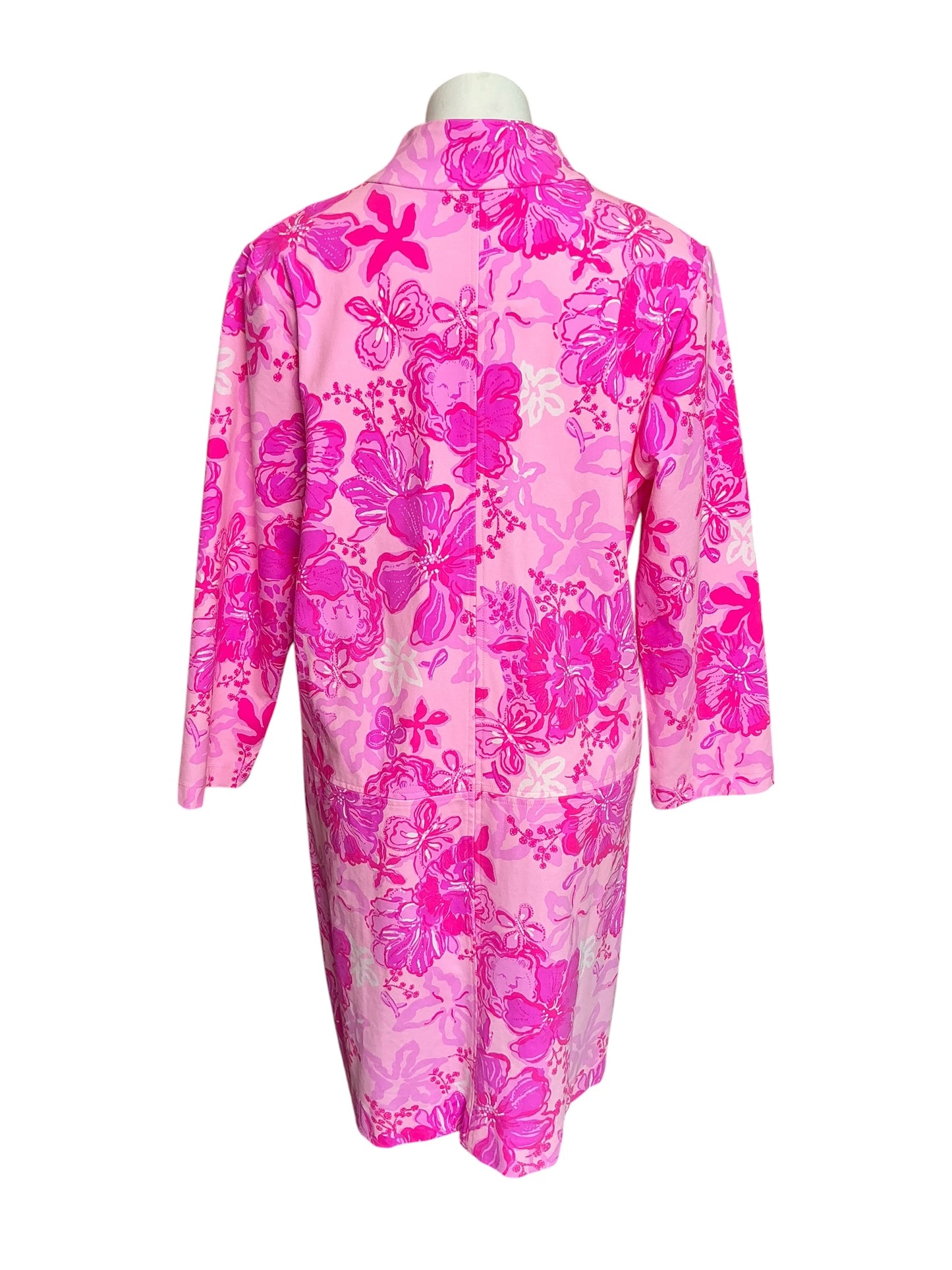 Lilly Pulitzer Rosie Dress Parigi Pink Supporting Squad - Size XL