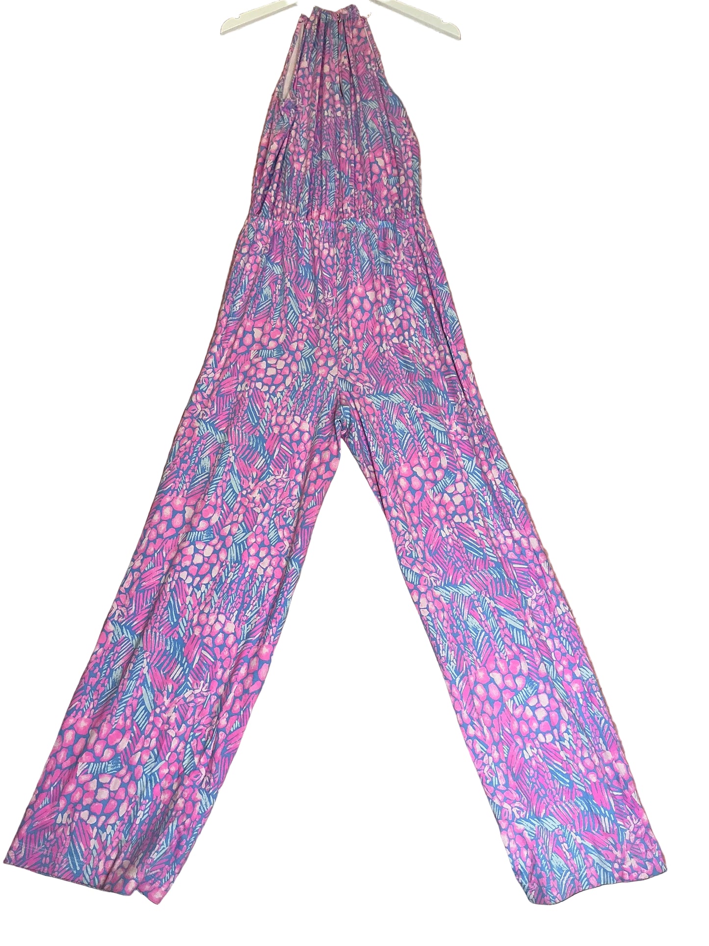 Lilly Pulitzer Bowen Jumpsuit Pink Sorbet High Altitude - Size S