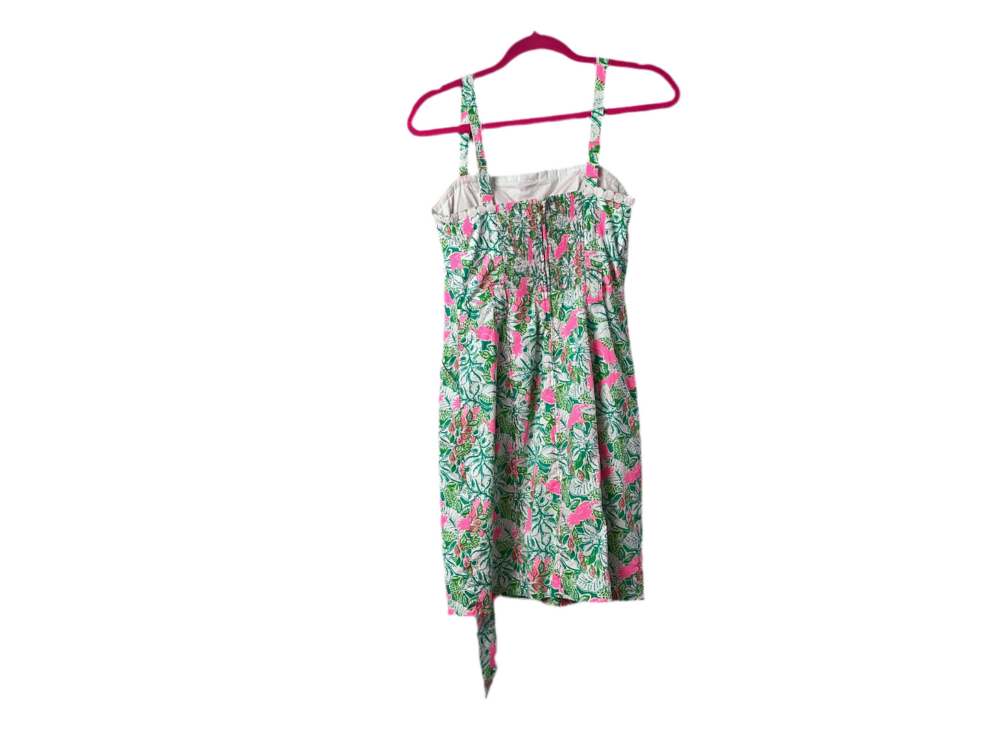 Lilly Pulitzer Kensington Stretch Cotton Dress - Botanical Green - Size 0