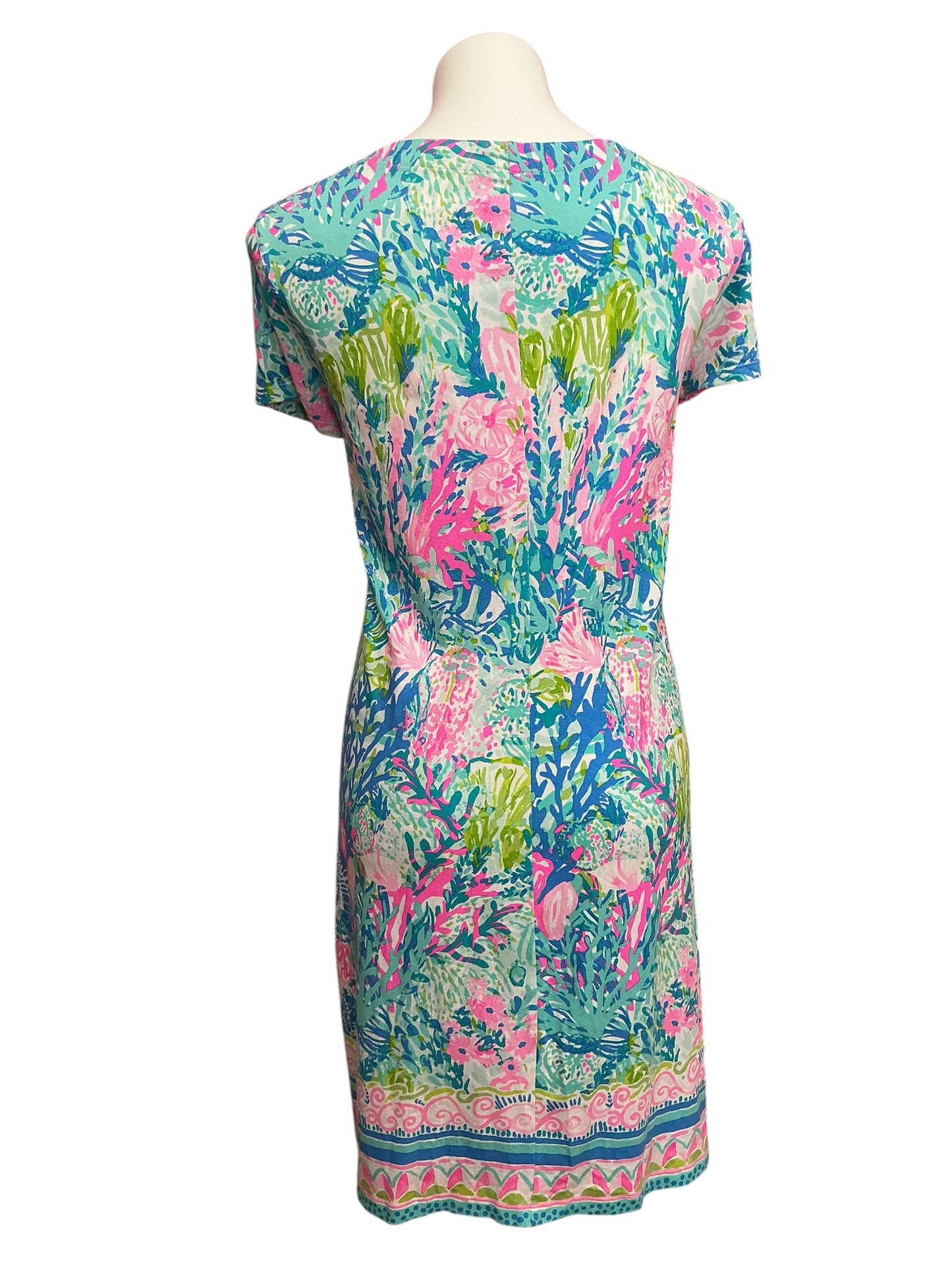 Lilly Pulitzer Brewster T Shirt Dress Sink Or Swim - Size XL