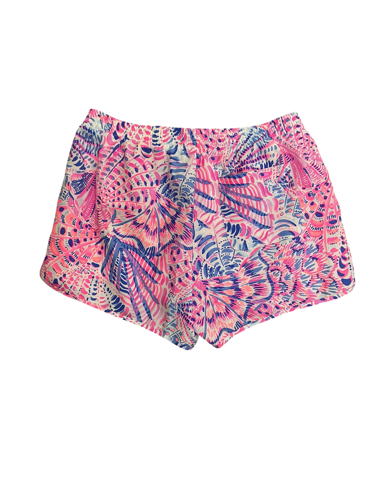 Lilly Pulitzer Luxletic Ocean Trail Short Raz Berry See You Soon - Size S
