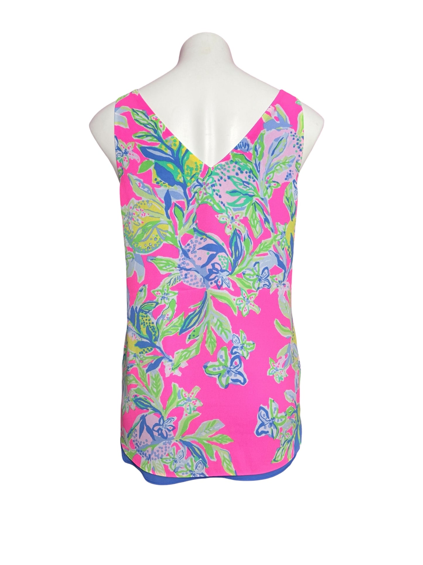 Lilly Pulitzer Florin Reversible Top, Peony For Your Thought Size S