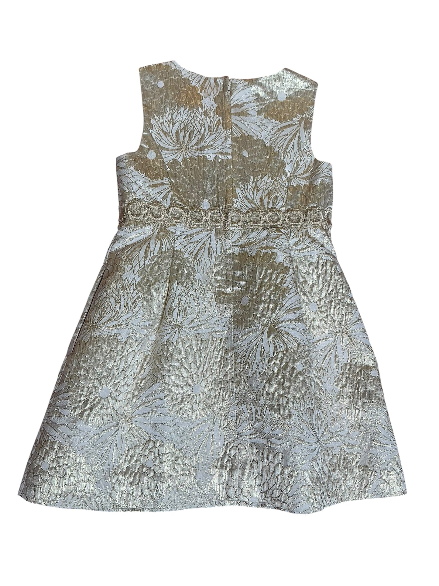 Lilly Pulitzer Girls Mini Clare Dress Full Bloom Brocade - Size 5