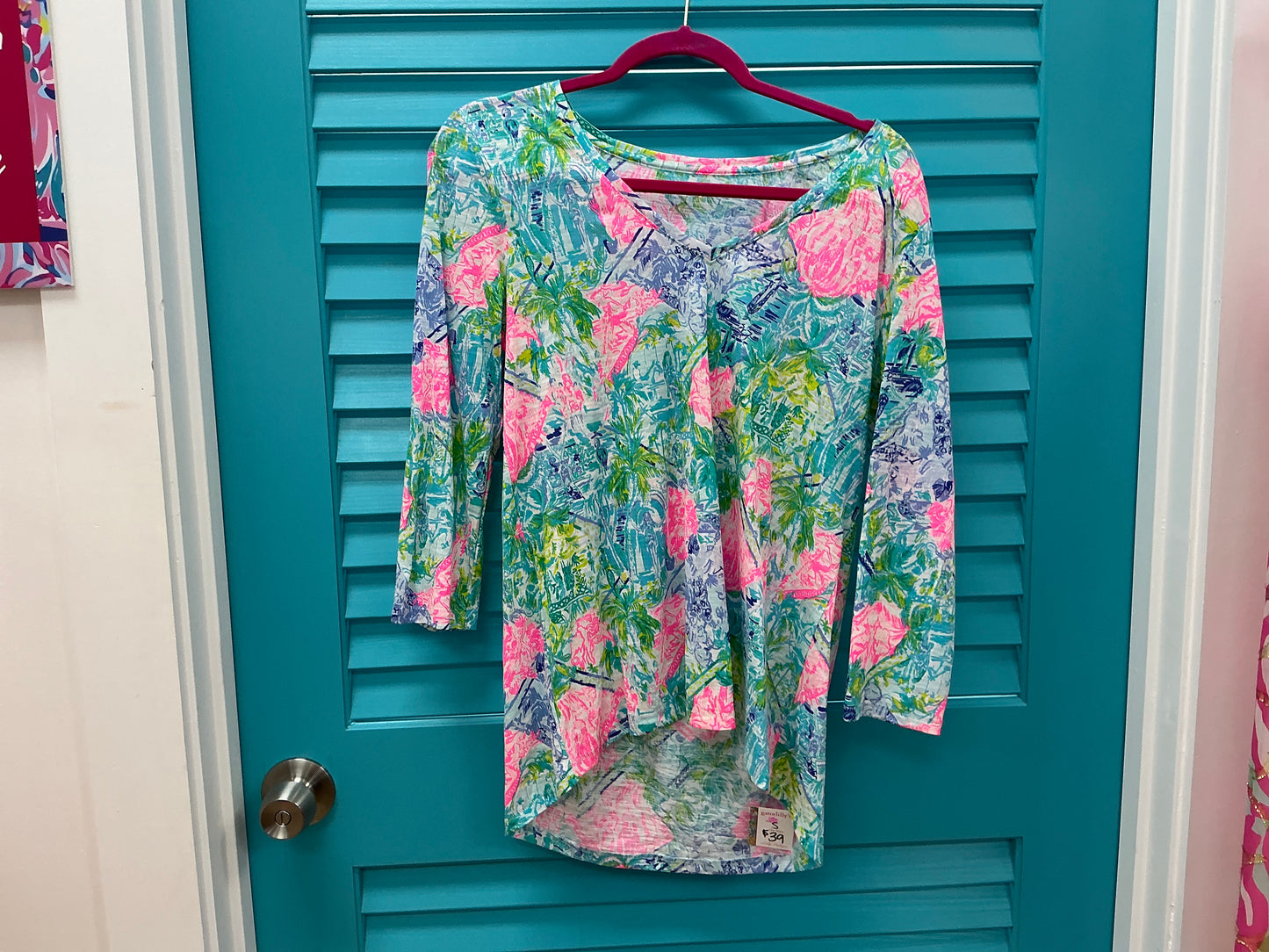 Lilly Pulitzer Long Sleeve Top - Size S