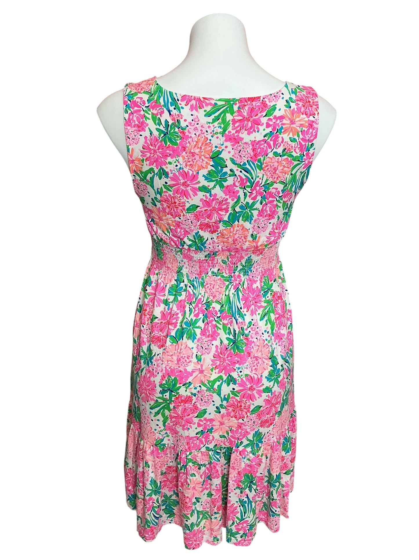 Lilly Pulitzer Vivette Fit N Flare Dress Resort White That’s What I Herd - Size S