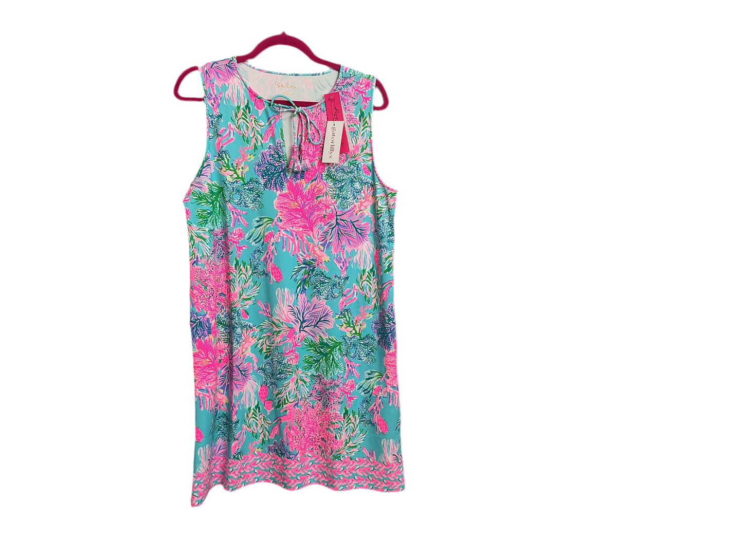 Lilly Pulitzer NWT, Johana Sleeveless Coverup, Celestial Blue Size L