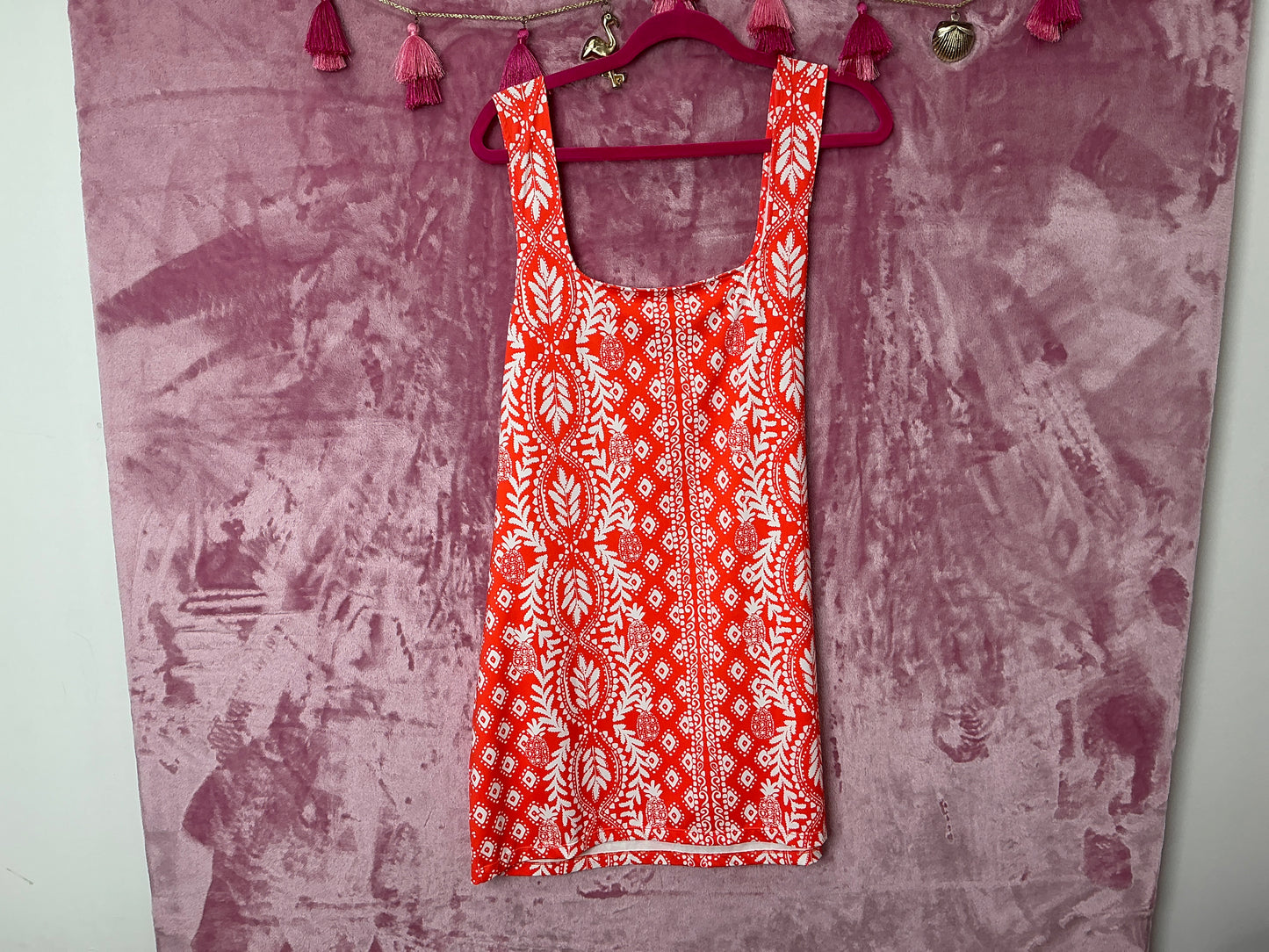 Lilly Pulitzer Coverup NWT - Larsa Coverup - Flamingo Feather - Harbour View Engineered - Size XL