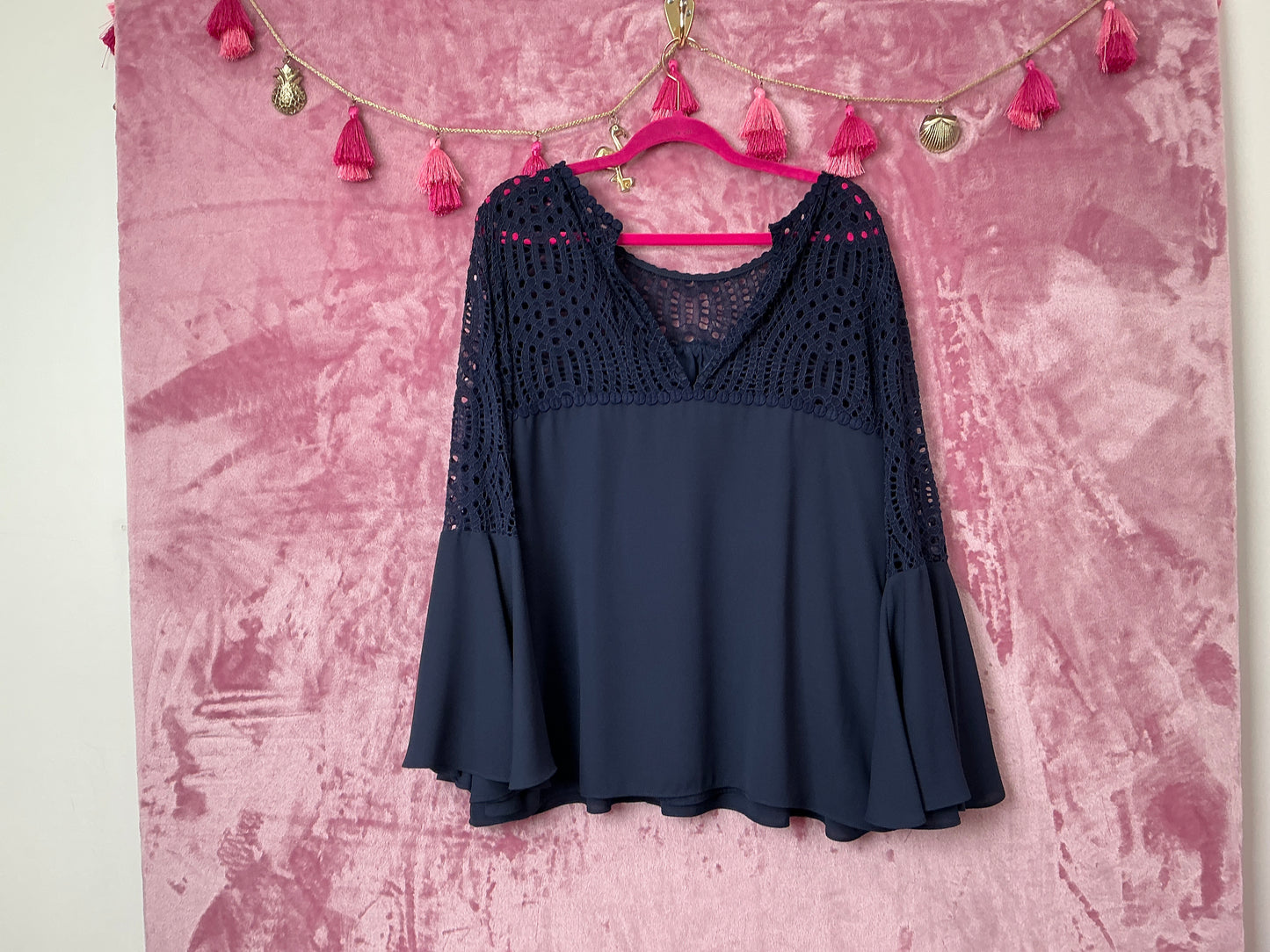 Lilly Pulitzer Long Sleeve Top - Size 16