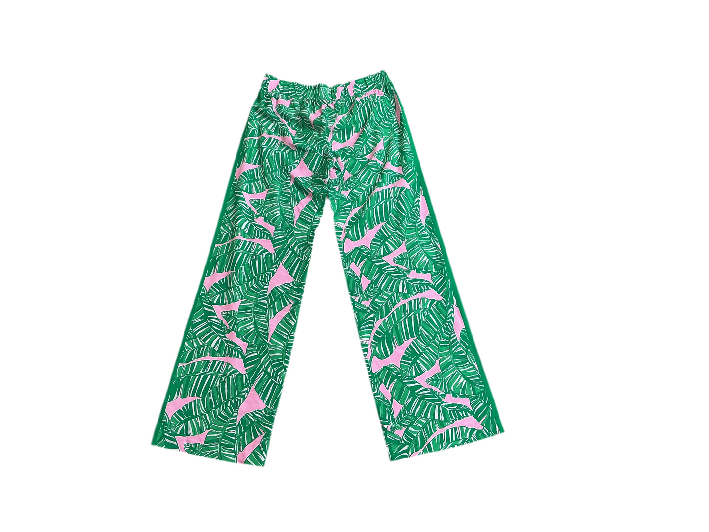 Lilly Pulitzer NWT - Bal Harbour Palazzo - Conch Shell Pink Lets Go Bananas Engine - Size S