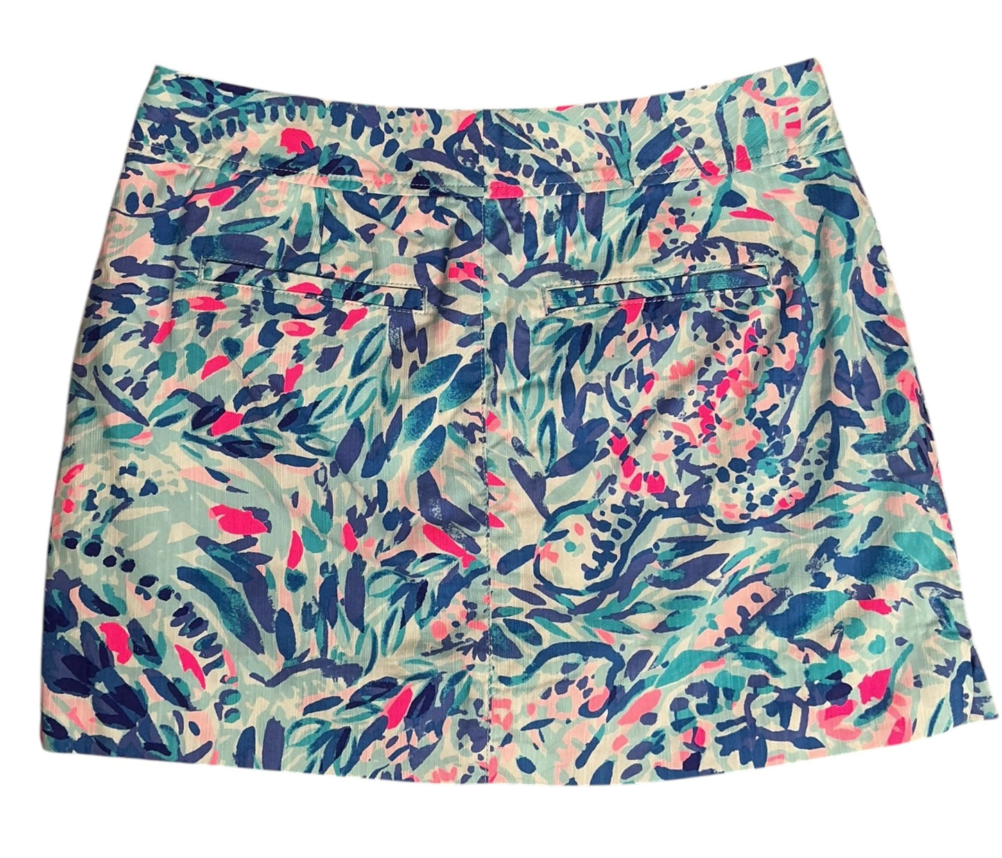 Lilly Pulitzer Nicki Skort Breakwater Tint Party Wave - Size 6