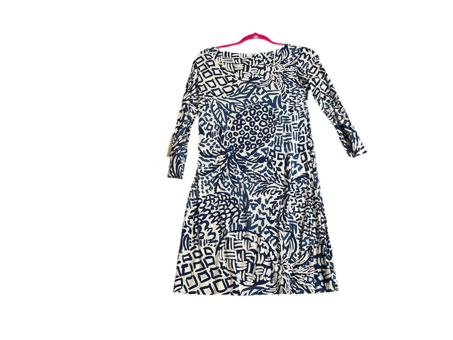 Lilly Pulitzer Sophie Dress Indigo Home Slice Pineapple - Size XS