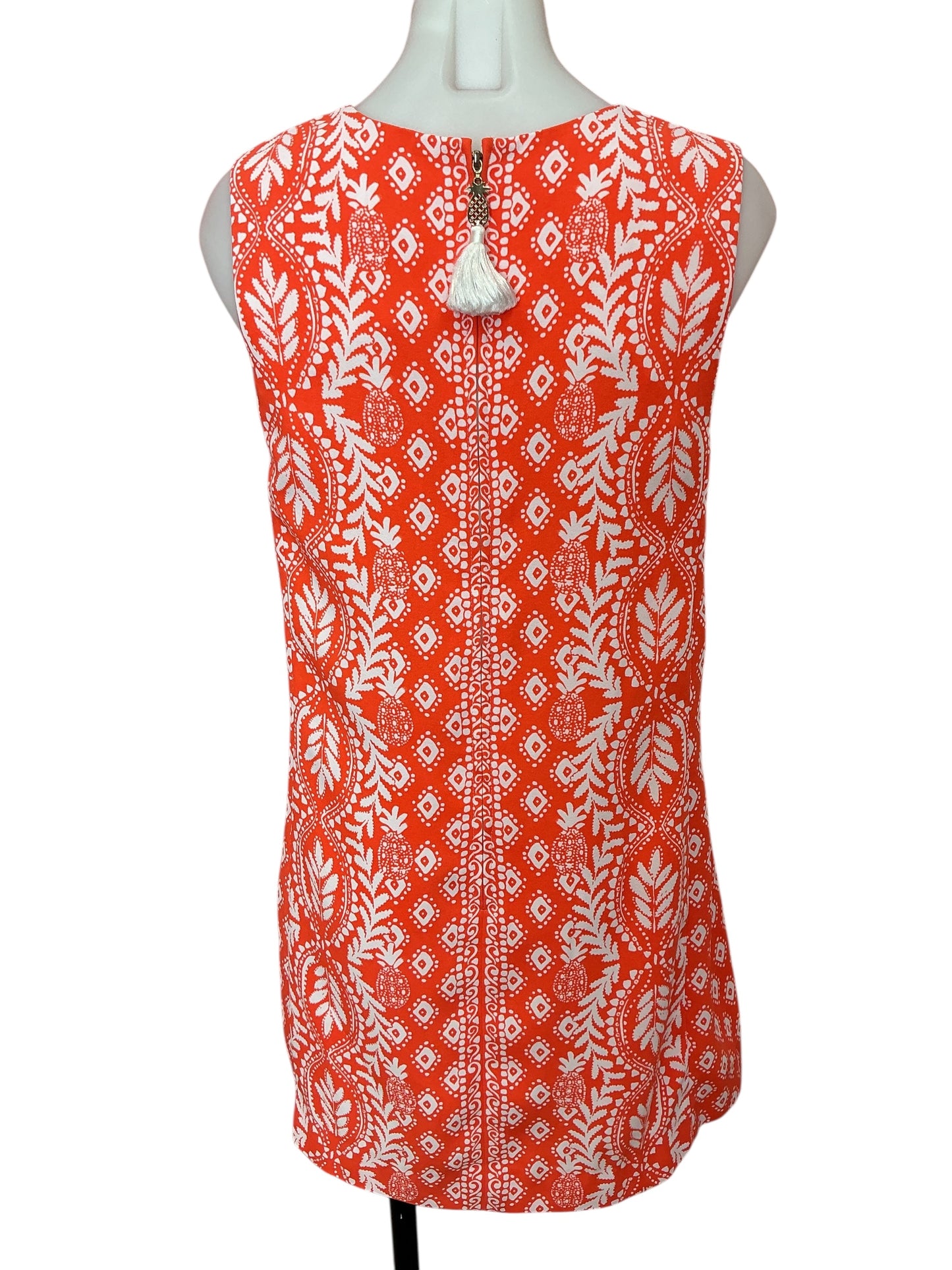 Lilly Pulitzer Edita Shift Dress Flamingo Feather Harbour View Engineered - Size 2