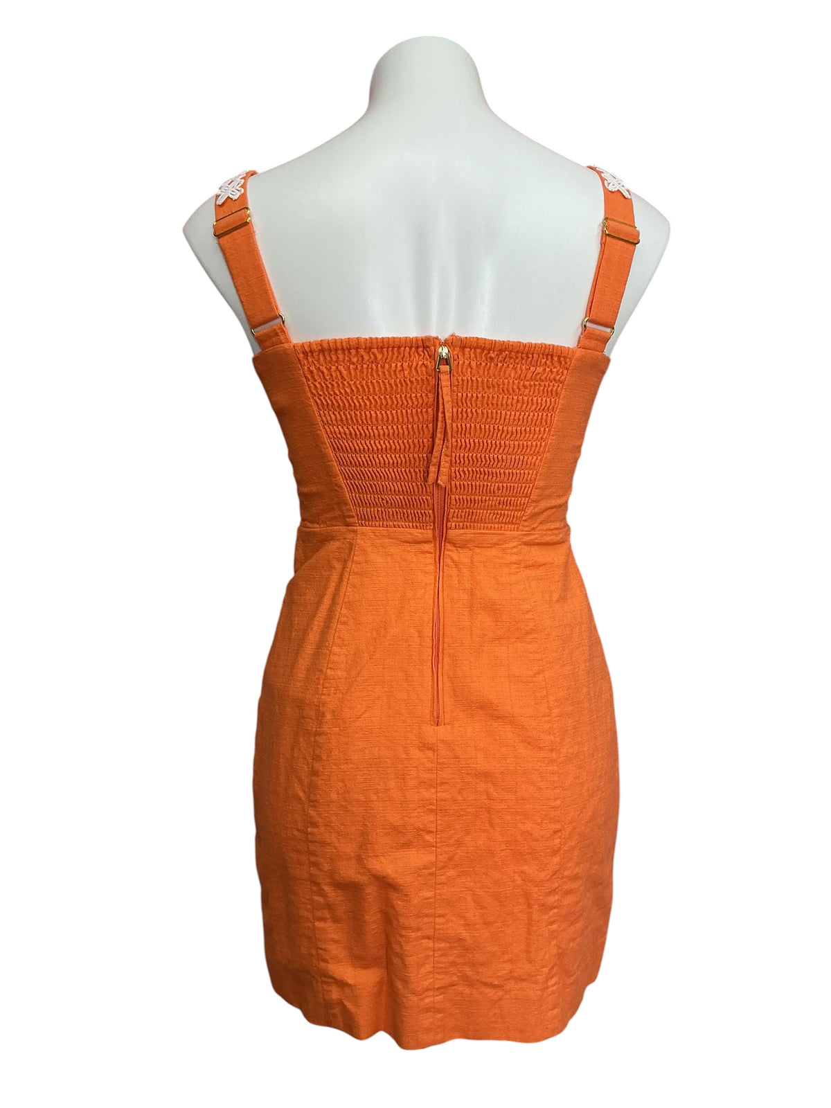 Lilly Pulitzer Isleen Skirted Romper Sunset Orange - Size 00