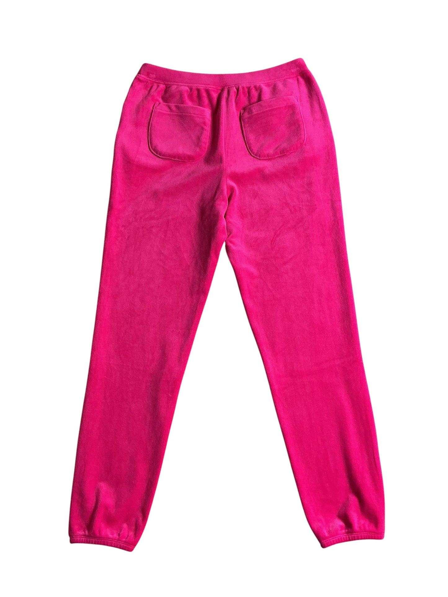 Lilly Pulitzer NWT Girls Mini Mallie Velour Pant Pink Palms - Size XL (12-14)