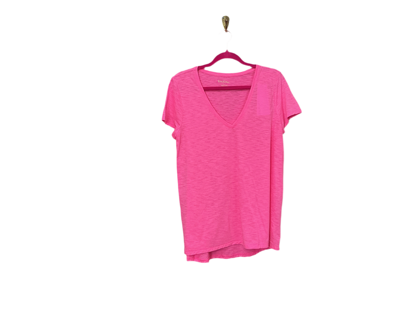 Lilly Pulitzer NWT Etta V-Neck Pink Isle - Size L