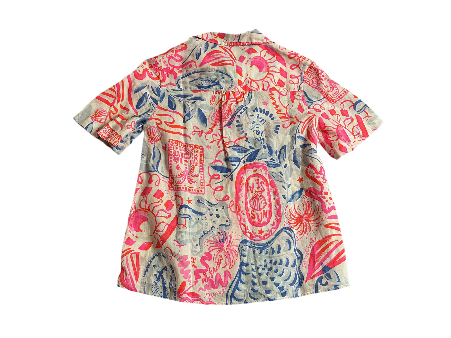 Lilly Pulitzer NWT - Ridoc Top - Resort White Sun Sea Sand - Size XXS