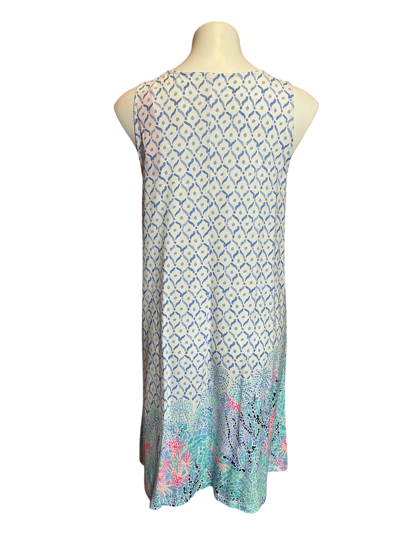 Lilly Pulitzer Luella Dress Multi Sea La Vie Engineered - Size L