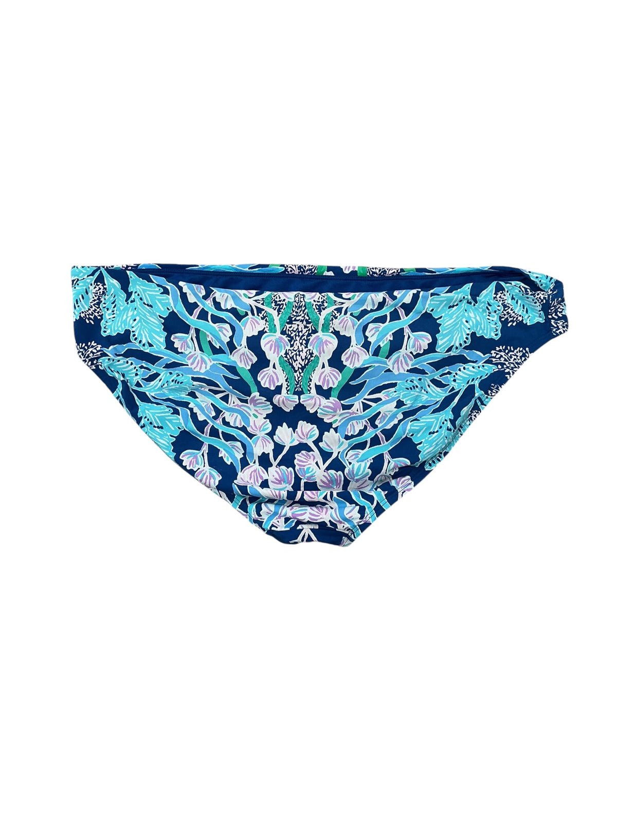 Lilly Pulitzer Betie Bikini Bottom Secret Escape Barton Blue- Size 16