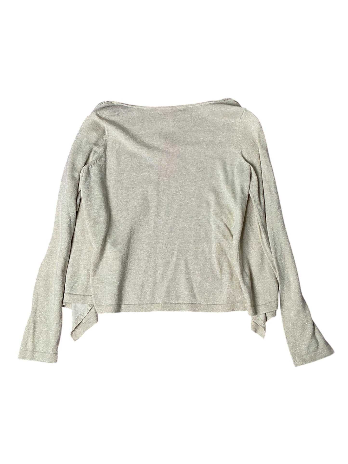 Lilly Pulitzer Kids Dustin Cardigan Heathered Gold Sandbank Metallic - Size XL (12-14)