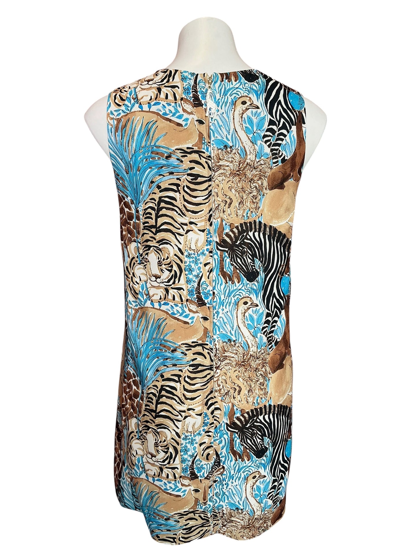 Lilly Pulitzer Edita Shift Dress Lilly’s Zoo - Size 2