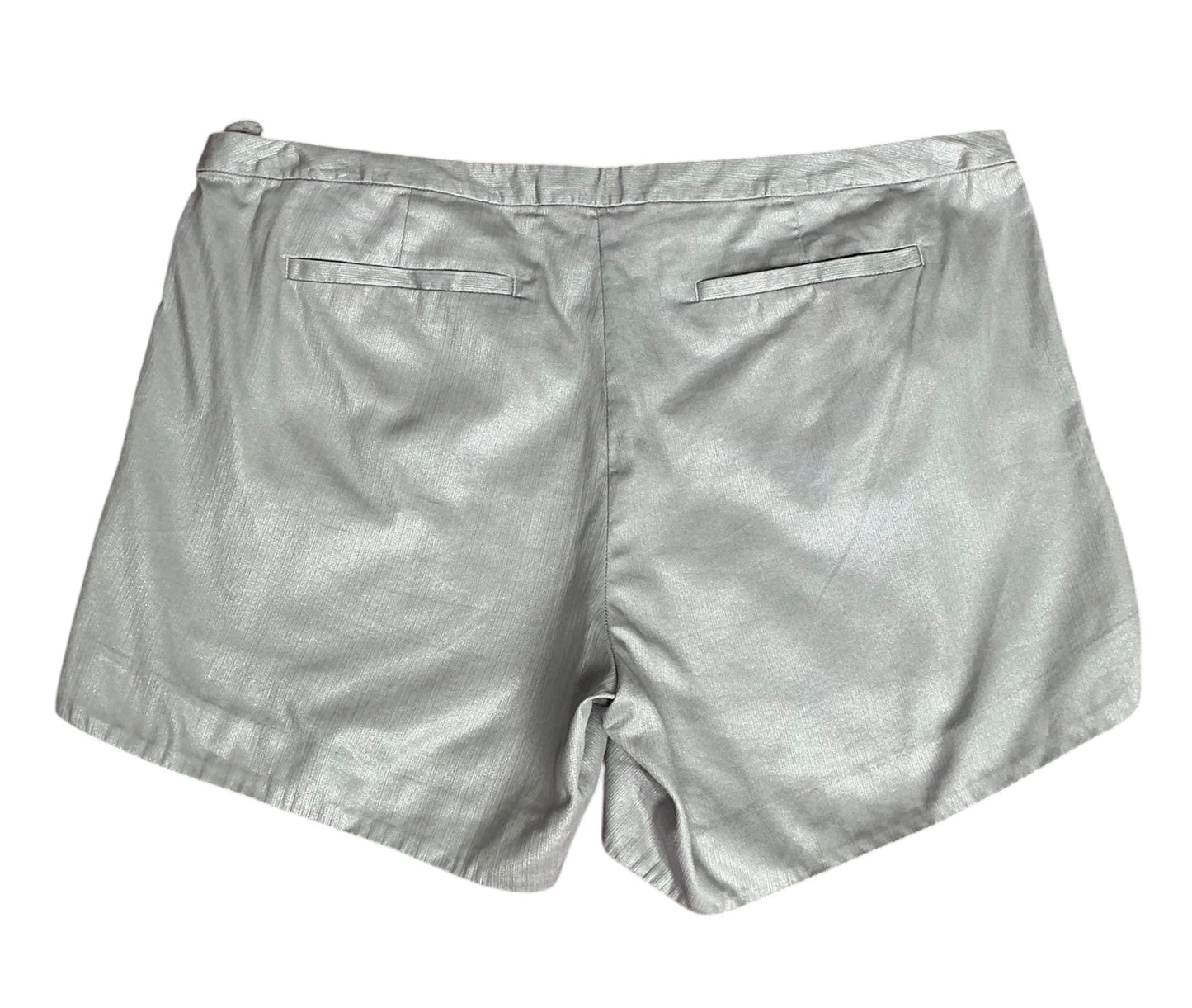 Lilly Pulitzer Kasia Shorts Silver Metallic - Size 14